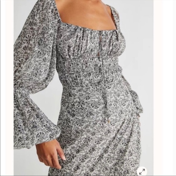 FREE PEOPLE AGLOW MIDI DRESS - Picture 3 of 4